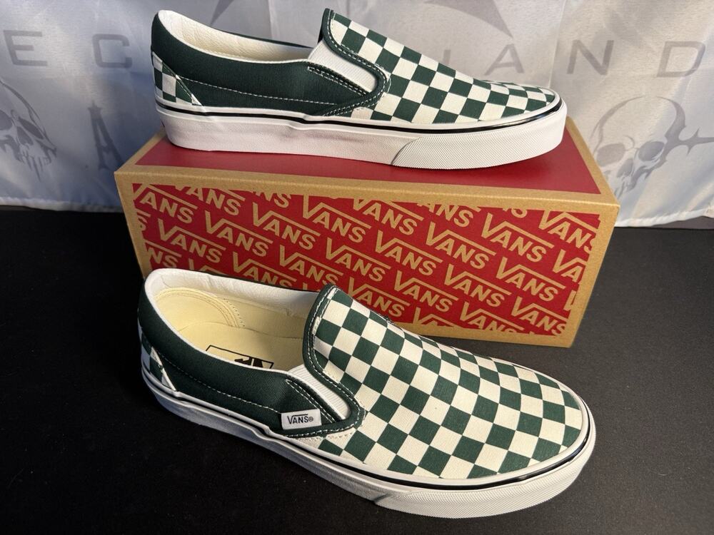 VANS Unisex 8 / 9.5 Classic Slip On Color Theory Checkerboard VN000EACEME NIB